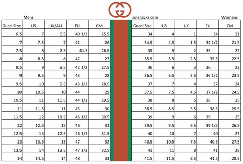 women's gucci size chart|gucci shoe size 38 to.